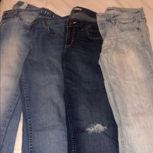 Jeans all size 7